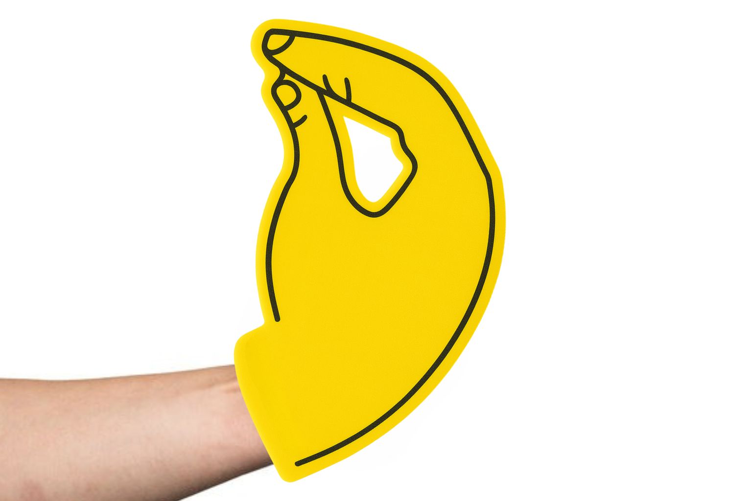 Blank Italian Foam Hand  – The Original Hand Gesture Prop for Parties & Games