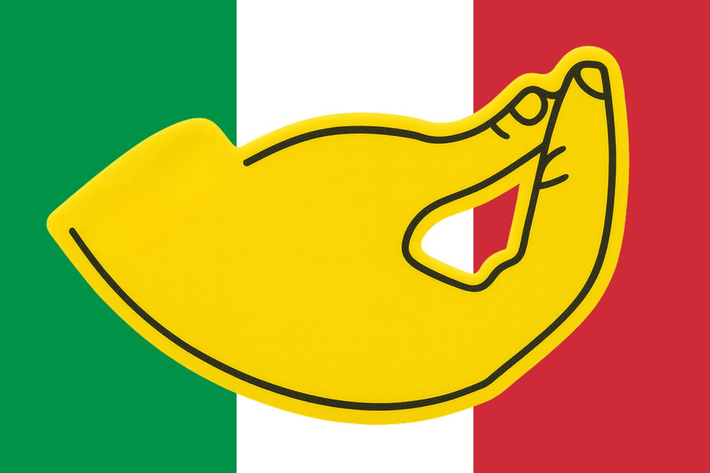 Blank Italian Foam Hand  – The Original Hand Gesture Prop for Parties & Games
