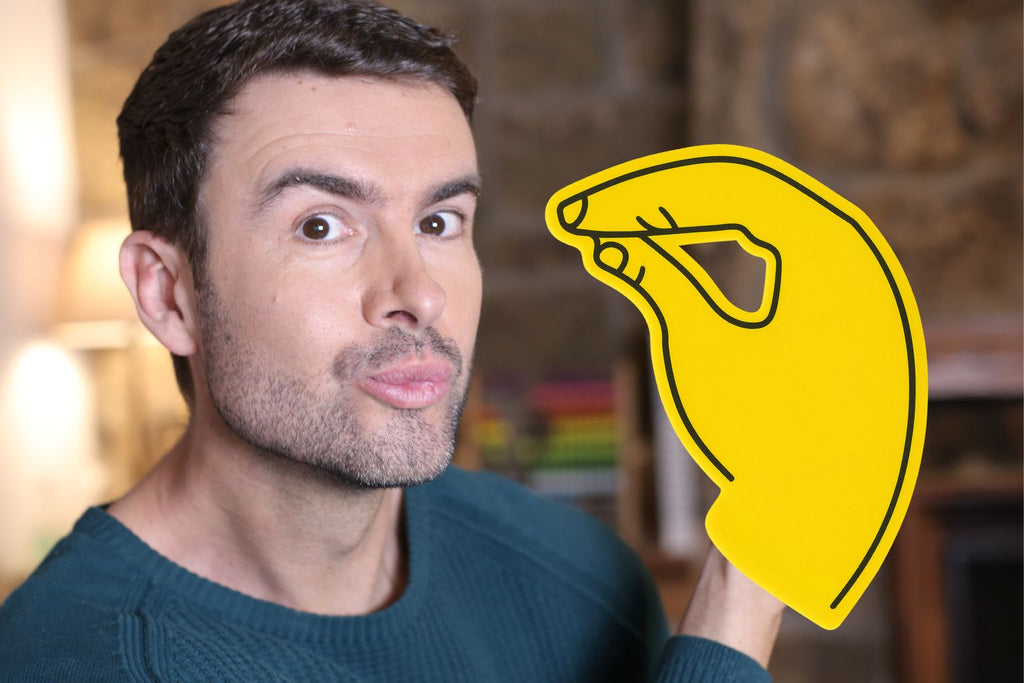 Blank Italian Foam Hand  – The Original Hand Gesture Prop for Parties & Games