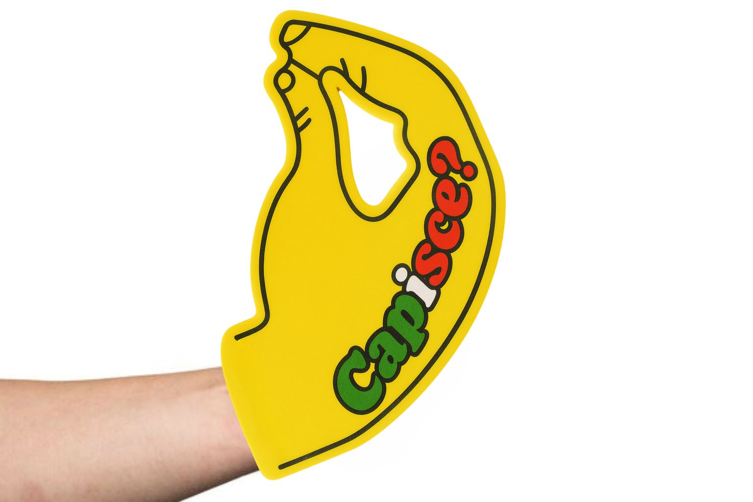 Capisce Italian Foam Hand 🤌 – Classic Hand Gesture Prop for Parties & Games