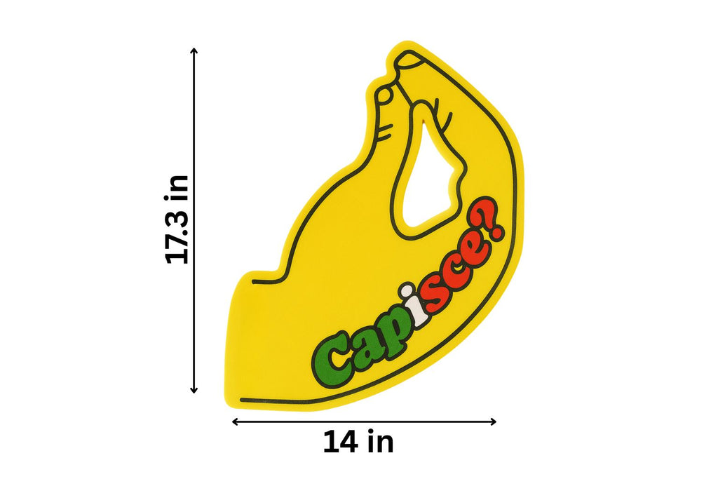 Capisce Italian Foam Hand 🤌 – Classic Hand Gesture Prop for Parties & Games