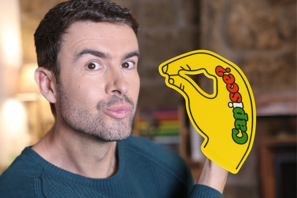 Capisce Italian Foam Hand 🤌 – Classic Hand Gesture Prop for Parties & Games