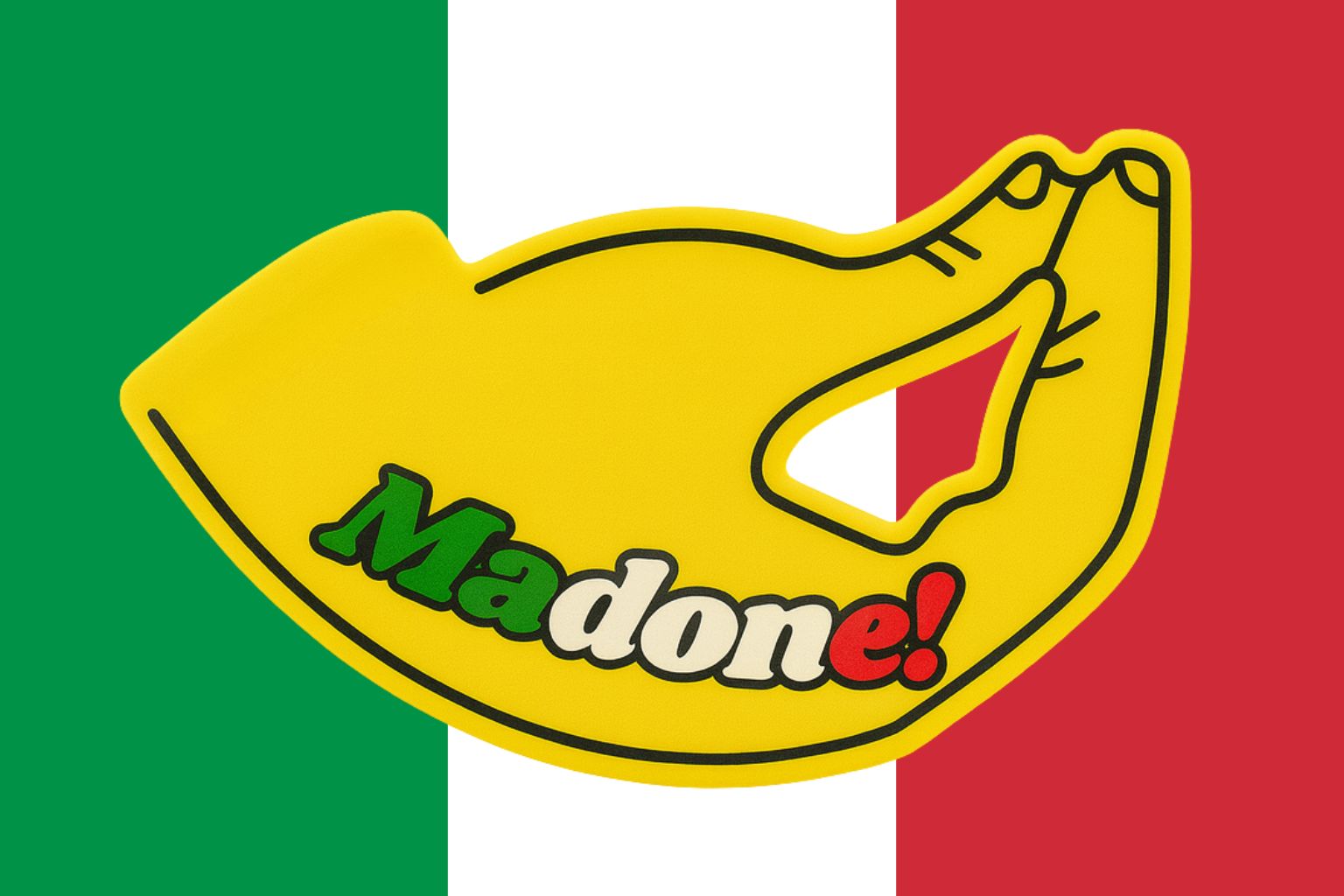 Madone! Italian Foam Hand  – Funny Hand Gesture Prop for Parties & Games