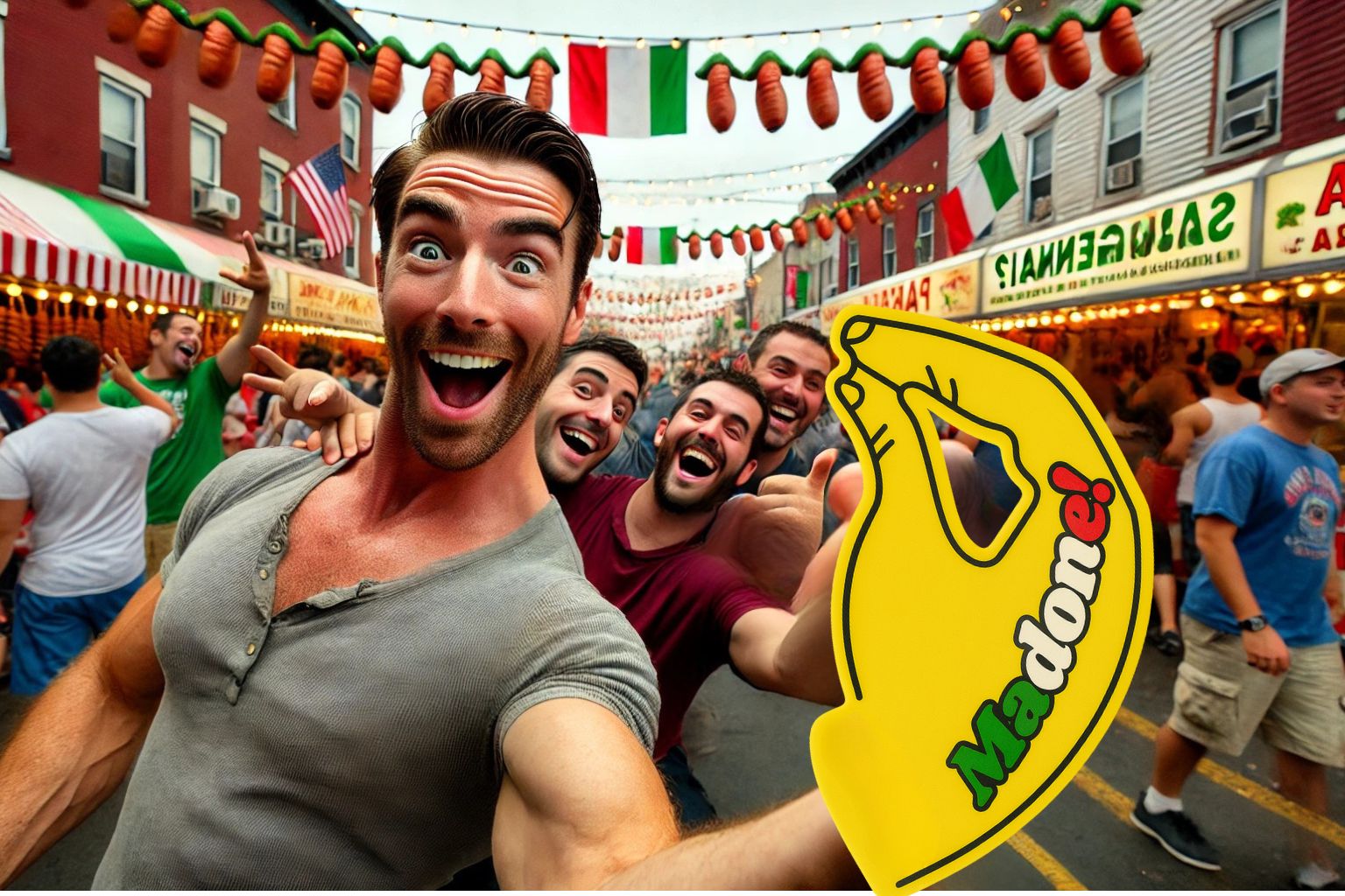 Madone! Italian Foam Hand  – Funny Hand Gesture Prop for Parties & Games